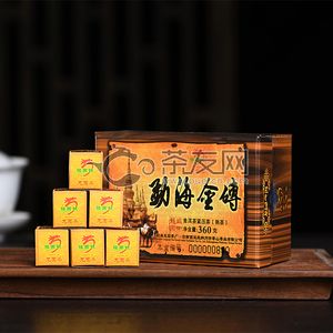 2018年 龙园号 勐海金砖 熟茶 360克 试用 的图片